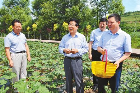 林铎在平凉调研时强调：构建产业体系助推乡村振兴 建强基层组织保障脱贫攻坚