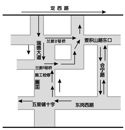 出行参考丨瑞德大道围挡施工 分路段临时实行单向通行