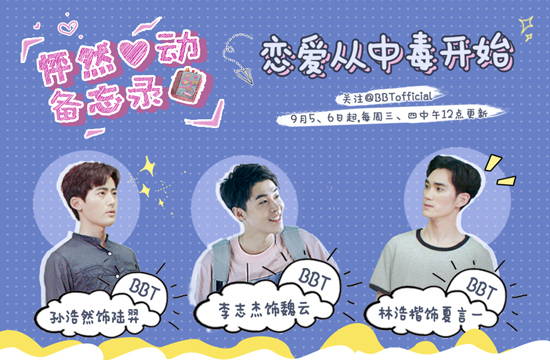 BBT组合首部迷你偶像剧《怦然心动备忘录》开