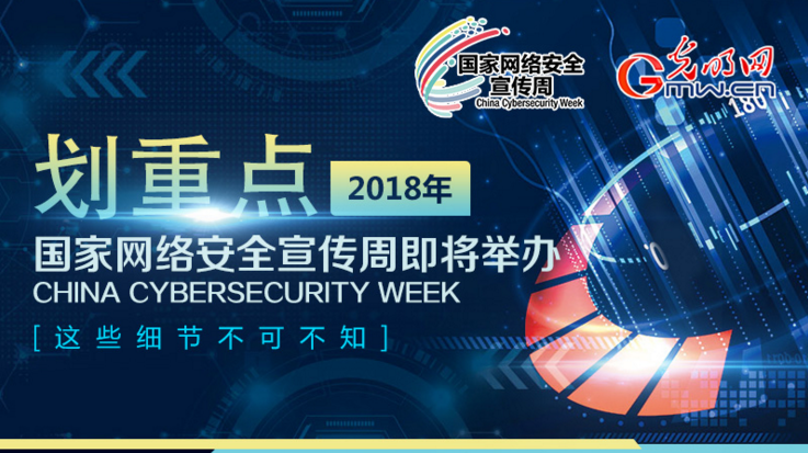 图解丨划重点，2018年国家网络安全宣传周即将举办，这些细节不可不知！
