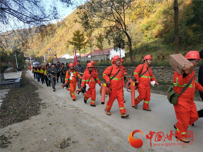 陇南市两当县泰山乡：开展森林消防应急演练提高应急处置能力（组图）