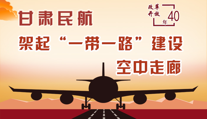 图解 | 【改革开放四十年】 甘肃民航 架起“一带一路”建设空中走廊