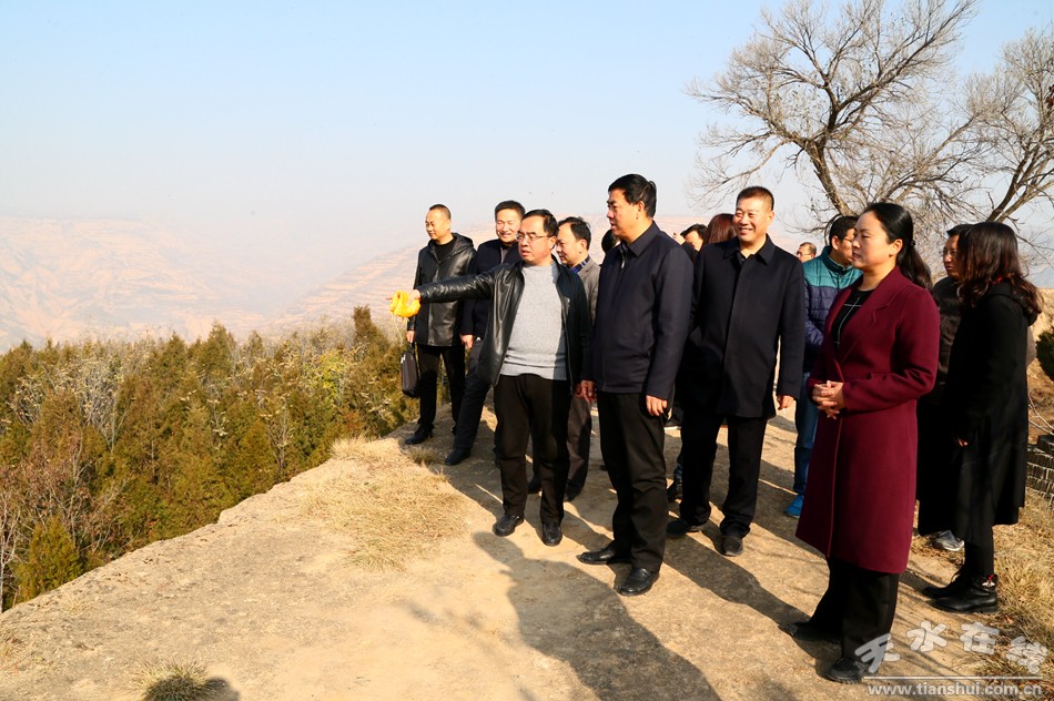 逯克宗副市长调研卦台山景区开发建设情况(图)