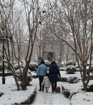 元宵节前甘肃省大部出现降雪