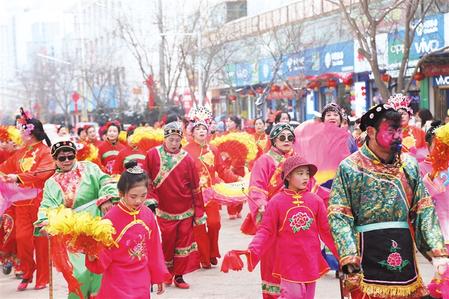 定西市漳县 民俗大联欢扮靓元宵节