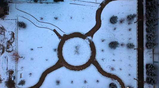 甘肃和政迎春雪 宛若山水画卷