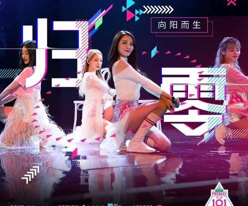 《创造101》海报 点击进入下一页