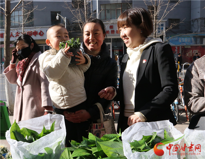 3·12植树节：兰州一社区回收电池换绿植 绿色环保两不误（组图）