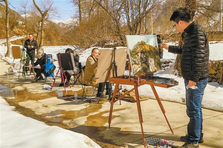 定西岷县、临洮两地举办“襟带入画·洮水有约”写生交流活动