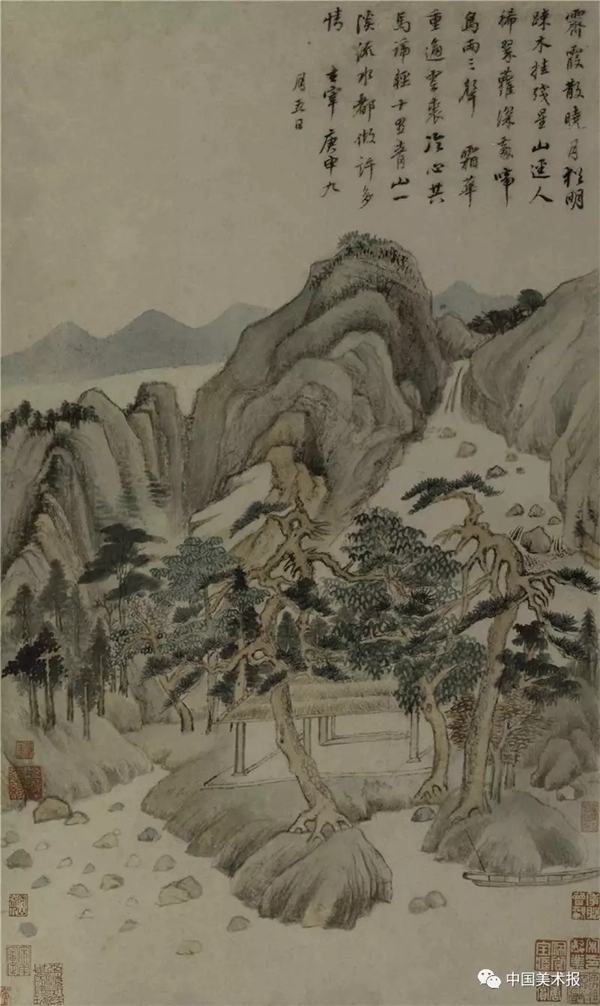 透过琴棋书画观品味董其昌《秋兴八景》图册