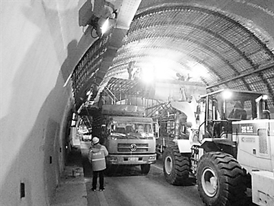 新七道梁隧道维修预计26日完工