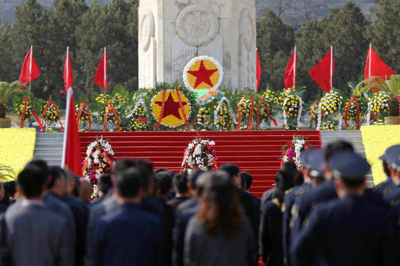 【网络中国节】甘肃省退役军人事务系统举行“传承·2019清明祭英烈”纪念活动（组图）