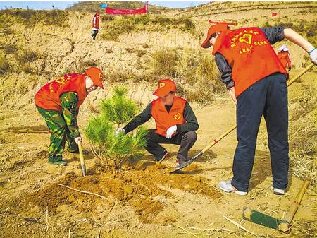 共绘美丽生态画卷——平凉市义务植树活动见闻（图）