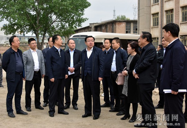 甘肃建投董事长苏跃华来麦积区调研洽谈城市开发建设项目