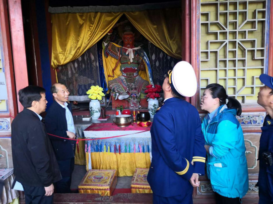 天水市文化和旅游局联合督查督办玉泉观消防安全隐患整治落实情况