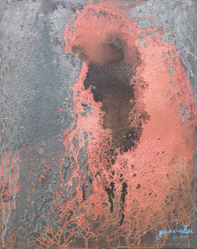 《面壁参禅》 100×80cm 2019年