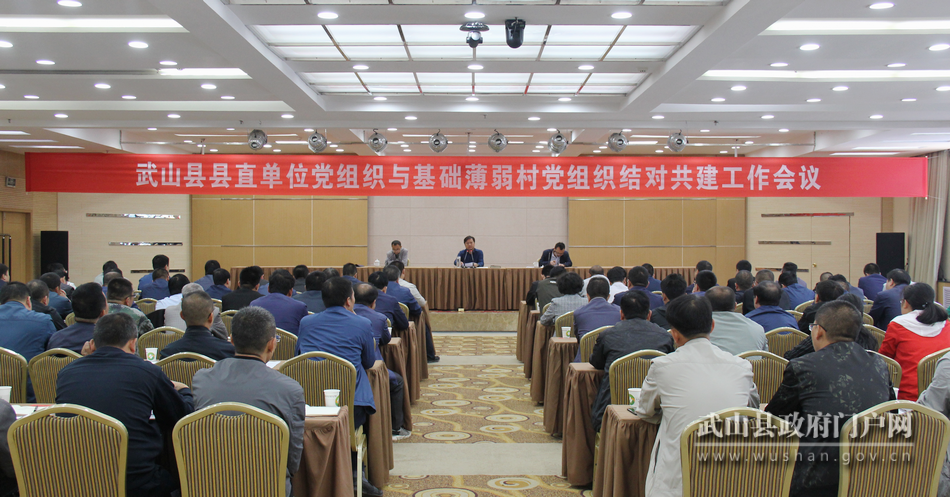 武山县召开县直单位党组织与基础薄弱村党组织结对共建工作会议