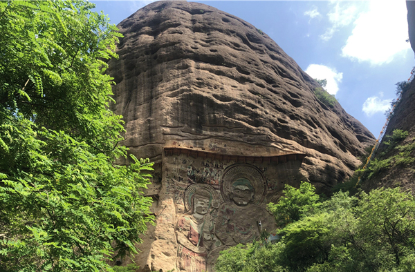 2019年武山水帘洞拉梢寺世界第一摩崖大佛祈福文化旅游节正式启幕（图）