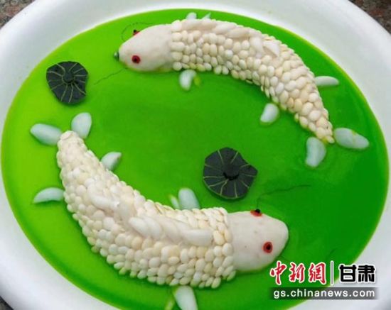图为百合做成的菜品。(资料图) 图为百合做成的菜品。(资料图)