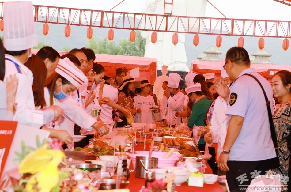 清水县举办2019年轩辕文化旅游节美食厨艺大赛(图)