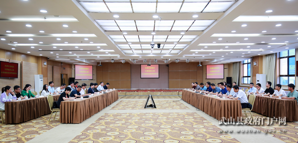 天津市宝坻区代表团来武山县考察对接东西扶贫协作工作