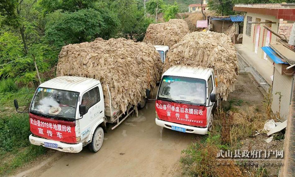 武山县积极开展废旧农膜回收利用 扎实推进农村人居环境整治