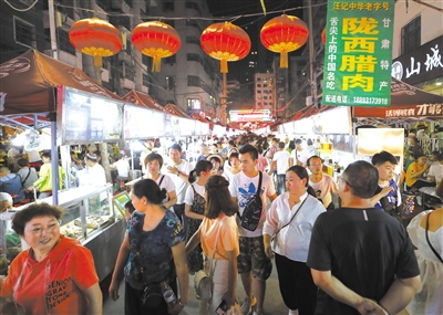 聚焦兰州夜经济|夜宴：“深夜食堂”味蕾狂欢