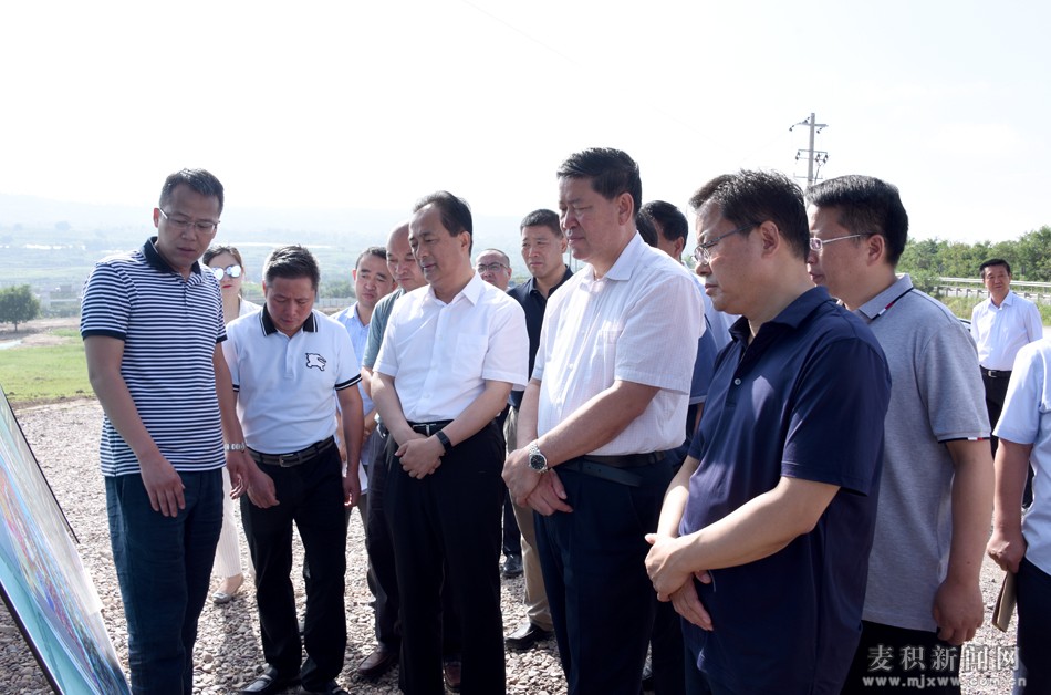 王军市长带队检查华昌欢乐城项目建设和天水地质博物馆装修工作