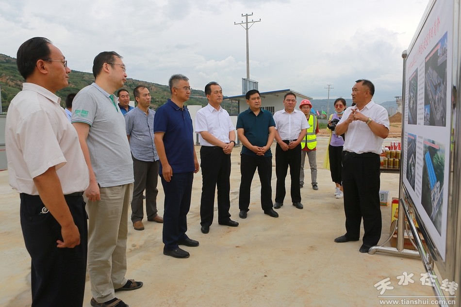 省政府重大项目督导组来天水督查省列重大项目建设工作(图)