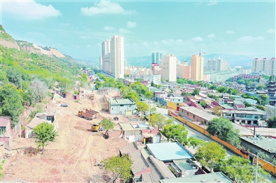 临夏州临夏市环城北路项目建设如火如荼