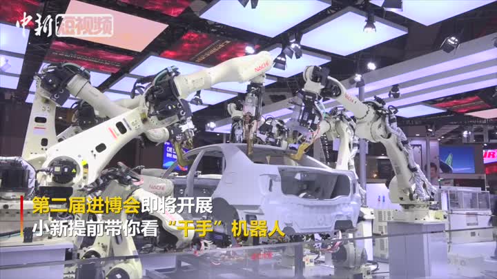 第二届进博会：“千手”机器人登台亮相