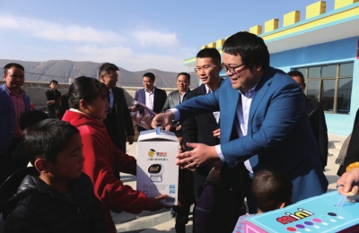  ...甘肃省青年企业家商会捐建东乡县石家沟村幼儿园开学