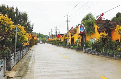 风景秀丽的掌子沟乡达沙村   