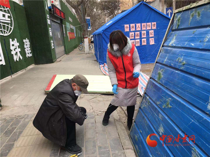 【甘肃全民战“疫”】兰州皋兰路街道 那些一线坚守的人普通人