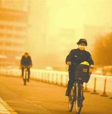 河东河西局部地区有降雪和沙尘天气