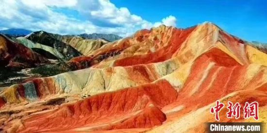 甘肃张掖丹霞景区。(资料图)张掖丹霞大景区管委会供图 甘肃张掖丹霞景区。(资料图)张掖丹霞大景区管委会供图