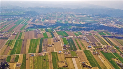 西峰区农田航拍