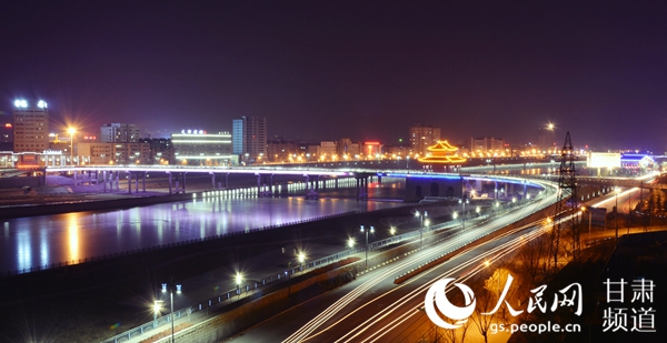 美丽的天水夜景.(天水供图)