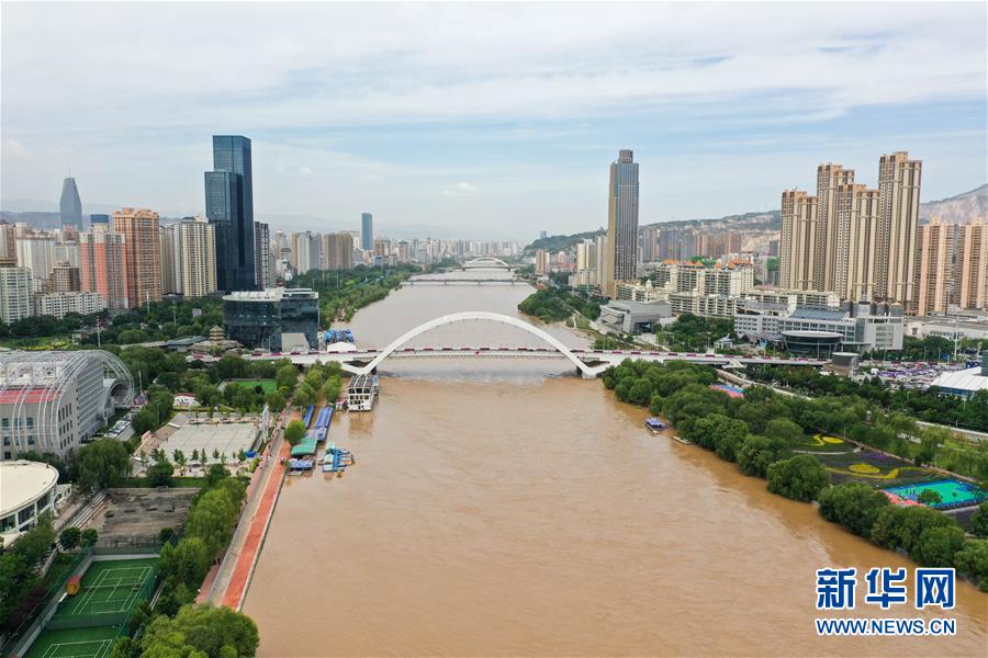 （环境）（2）持续降雨致黄河兰州段水位上涨