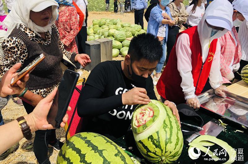 中卫市功能农产品云发布会今日启动。梁宏鑫摄