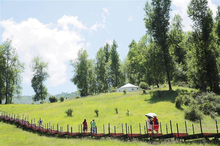 临夏州：休闲草长沟