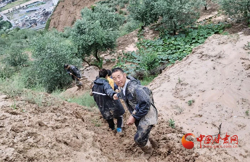 武都：桔柑风雨砺初心 干群共抗汛