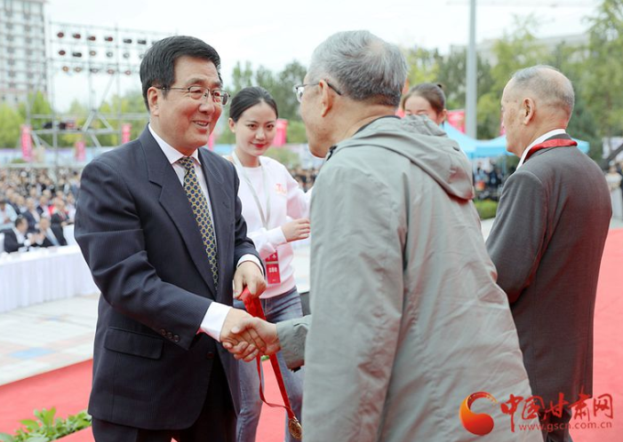 兰州文理学院举行建校70周年庆祝大会 林铎出席并颁奖