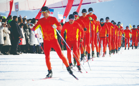 全国大众冰雪季甘肃启动仪式在兰州新区举行