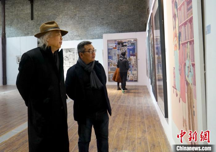江苏省研究生中国画大赛优秀作品展正在南通举行，展期至2021年3月1日。展览场馆选在由南通大学先校长张謇先生兴办的大生工厂旧址改建的南通·1895文化创意产业园。南通大学供图