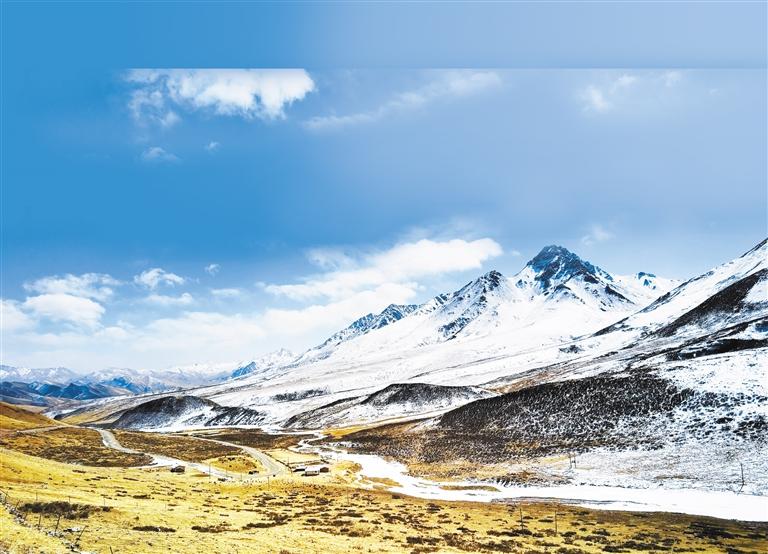 图说甘肃丨“天境”祁连 初春雪景美如画