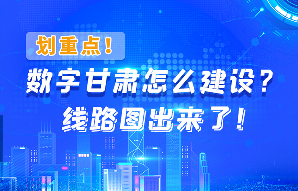 图解|划重点！数字甘肃怎么建设？线路图出来了！