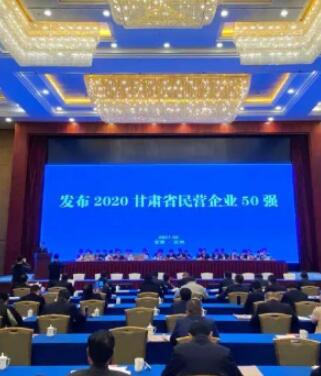 【关注】2020年度甘肃省民营企业50强发布