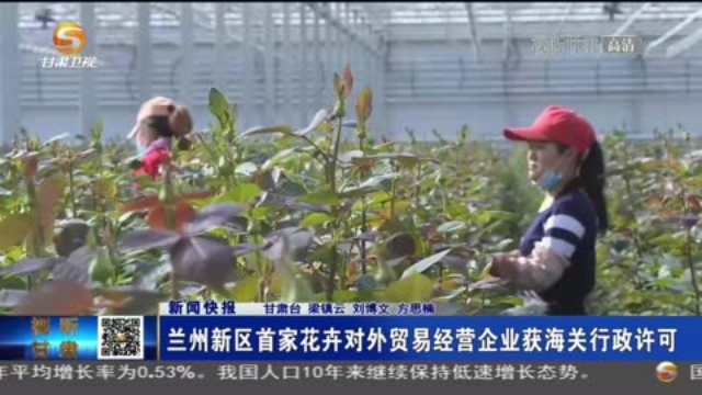 【短视频】兰州新区首家花卉对外贸易经营企业获海关行政许可