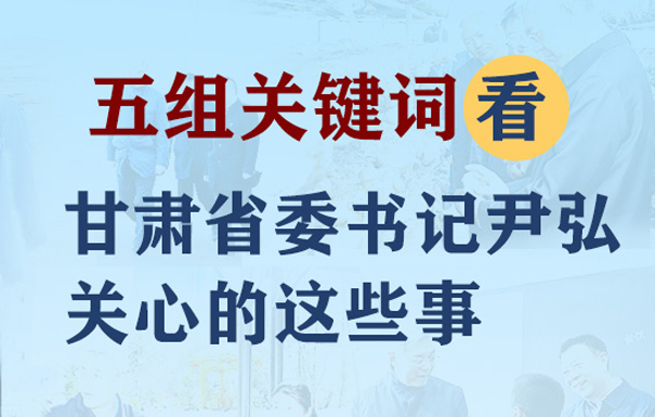 图解|关键词看省委书记尹弘关心的事，件件与你我相关